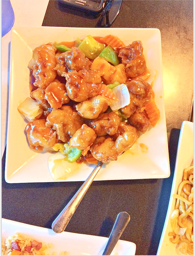 sweet and sour chicken