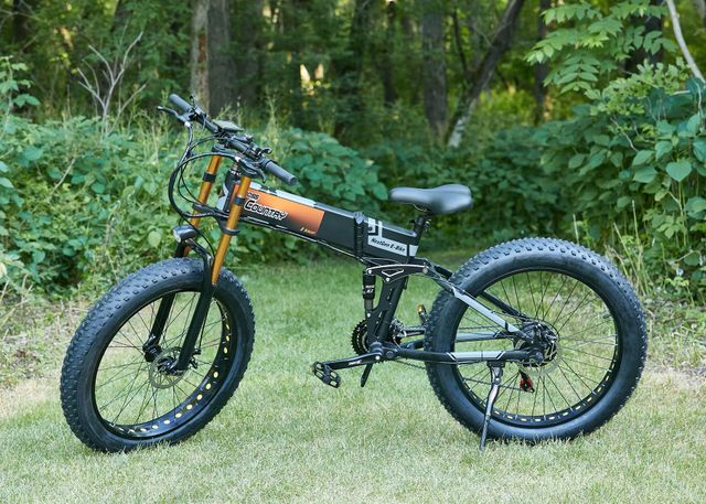 3 wheel bicycles 1200W 48V 499Wh Lightweight Electric Trike for Adults & Seniors Eskute 3-Wheel Foldable Fat Tire Trike, 3 Wheel Electric BicycleOrange / Bike+Bike main image 1