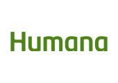 The humana logo is green and white on a white background.