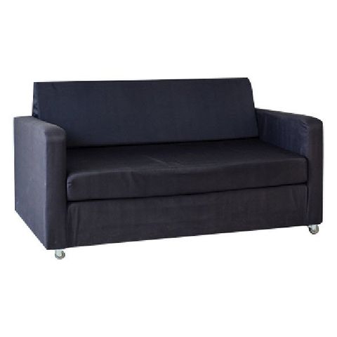 Black Fabric Sofa — Glendale, AZ — CCR Furniture Upholstery Cleaners, Inc.