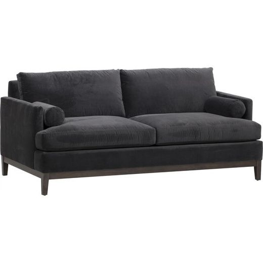 Black Fabric Sofa — Glendale, AZ — CCR Furniture Upholstery Cleaners, Inc.