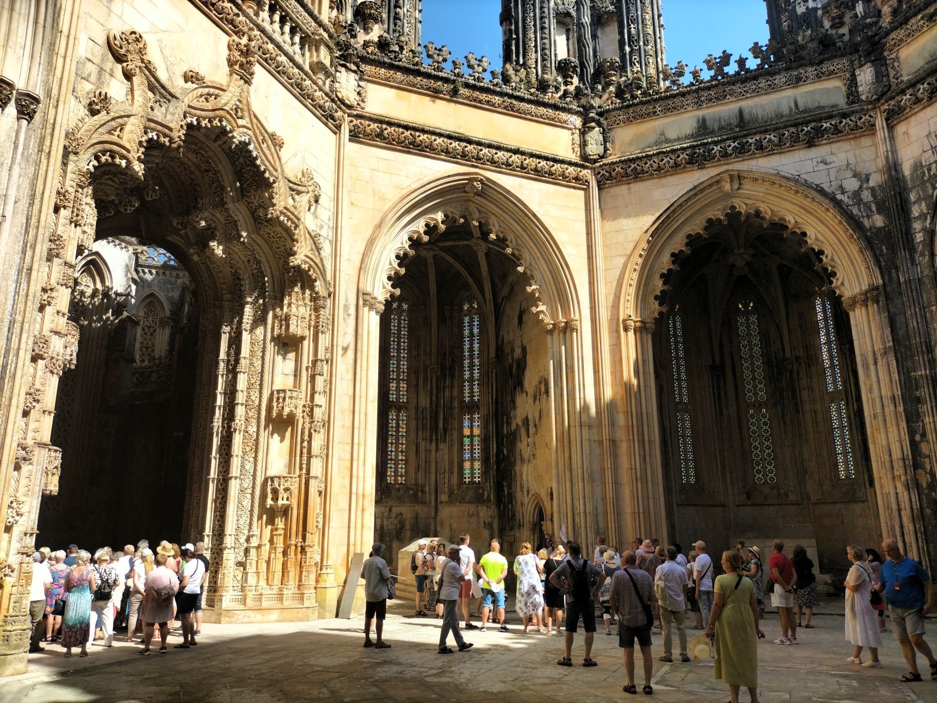 The Amity Family Tours Portugal Batalha Medieval Monastery Gothic Unfinished Chappels