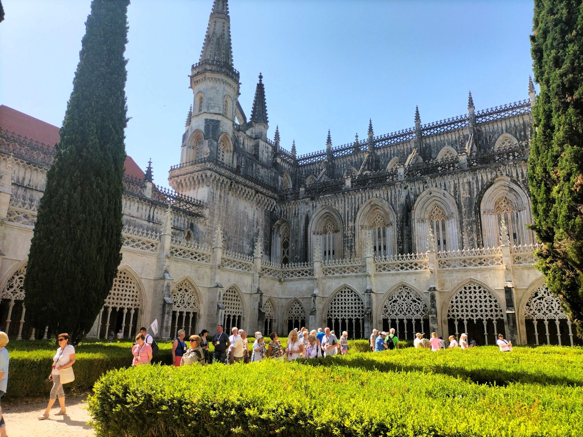 The Amity Family Tours Portugal Batalha Medieval Monastery Gothic Cloister Gardens