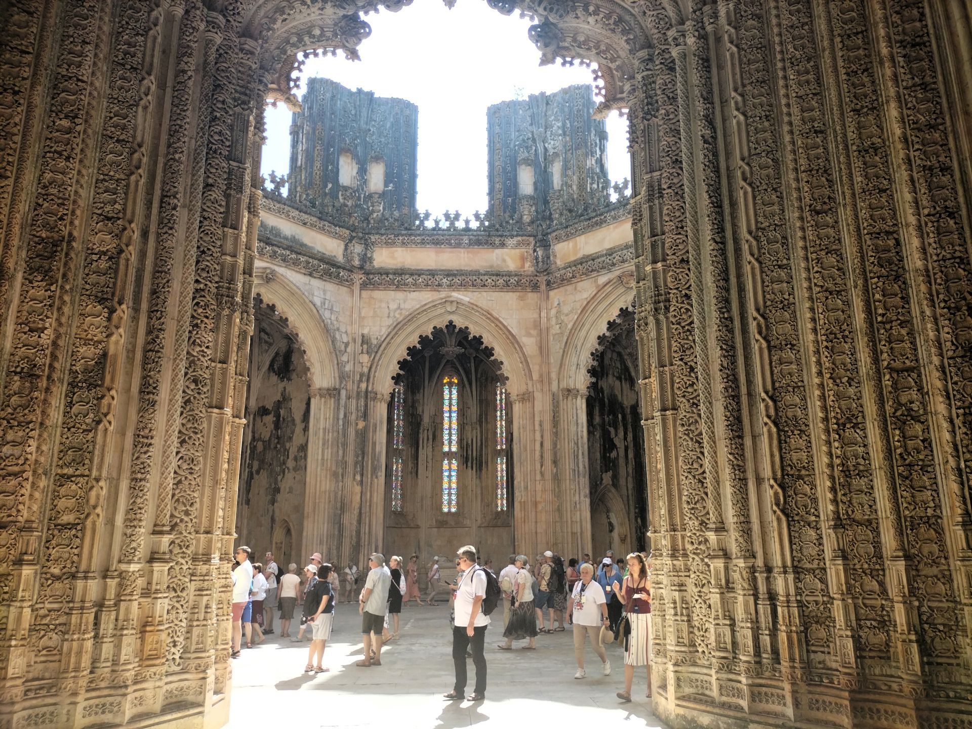 The Amity Family Tours Portugal Batalha Medieval Monastery Gothic Unfinished Chappels Order of Christ