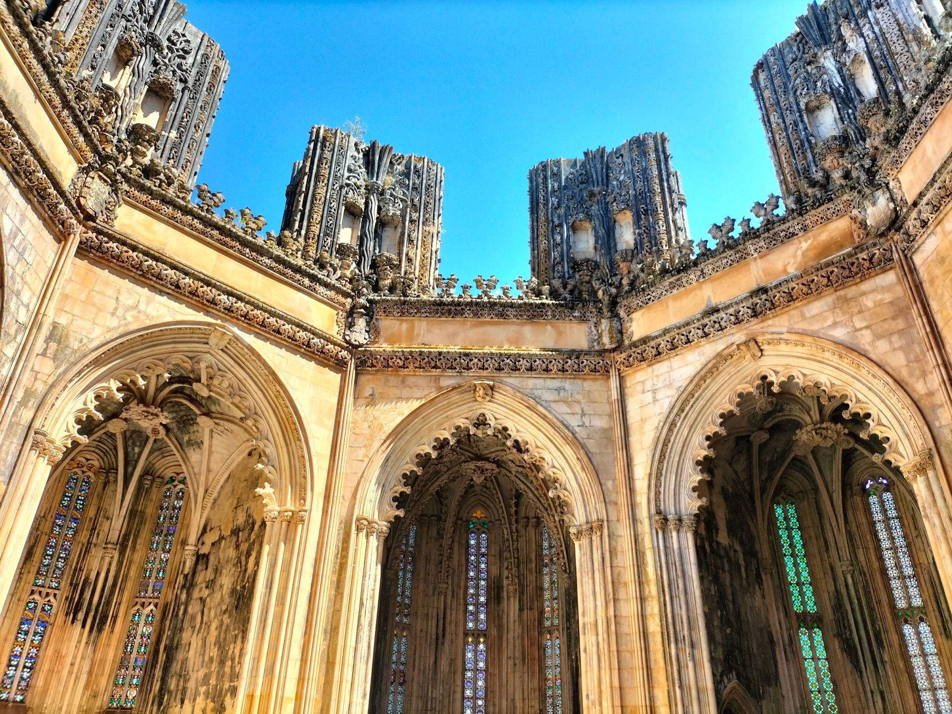 The Amity Family Tours Portugal Batalha Medieval Monastery Gothic Unfinished Chappels