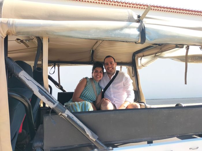 The Amity Family Tours Travelers at Winery and Vineyards 4x4 tour from Lisbon