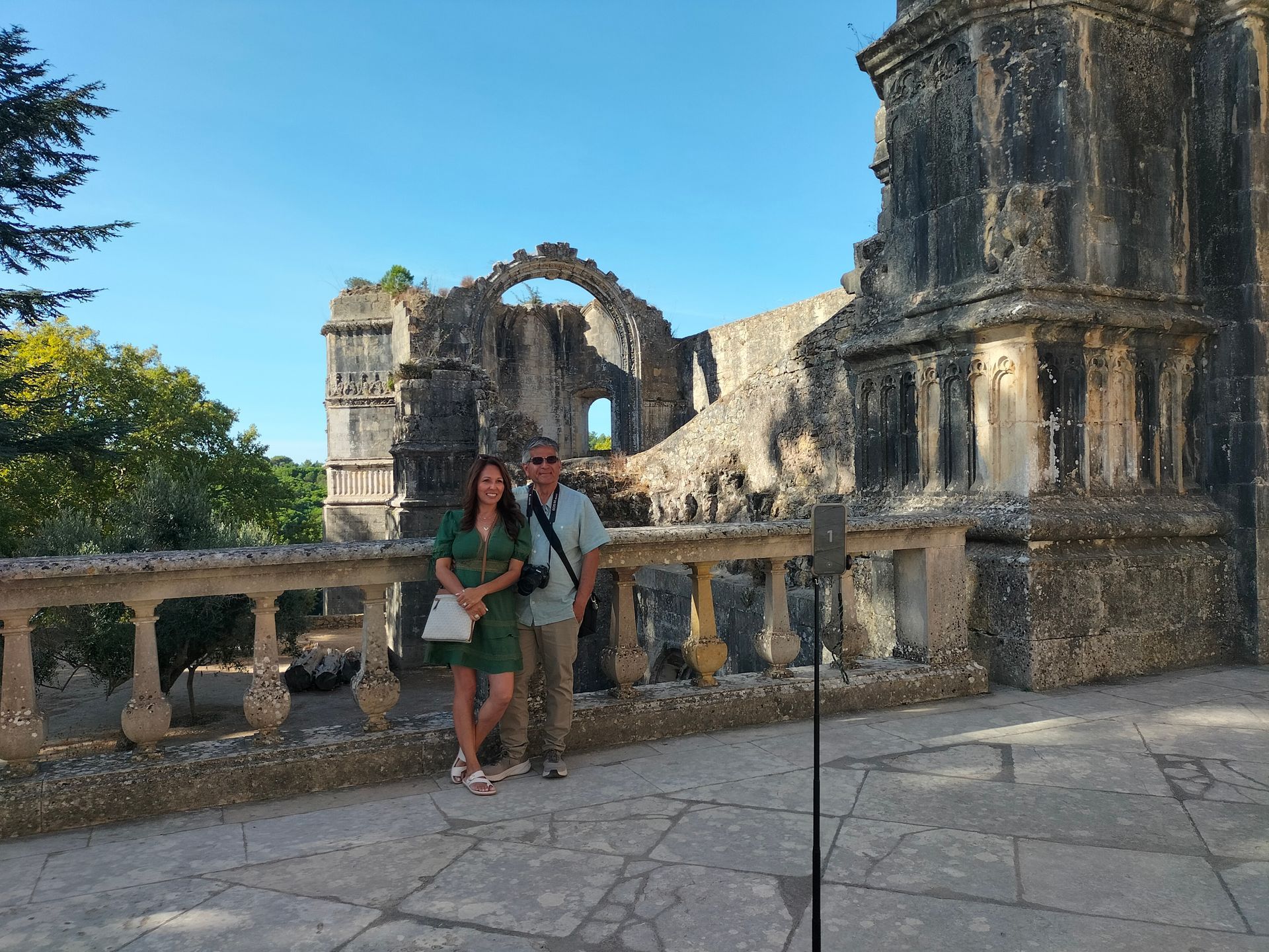 The Amity Family Tours Travelers at Tomar UNESCO from Lisbon