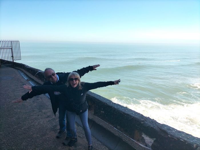 The Amity Family Tours Travelers at Nazaré (The Biggest Waves in the World) from Lisbon