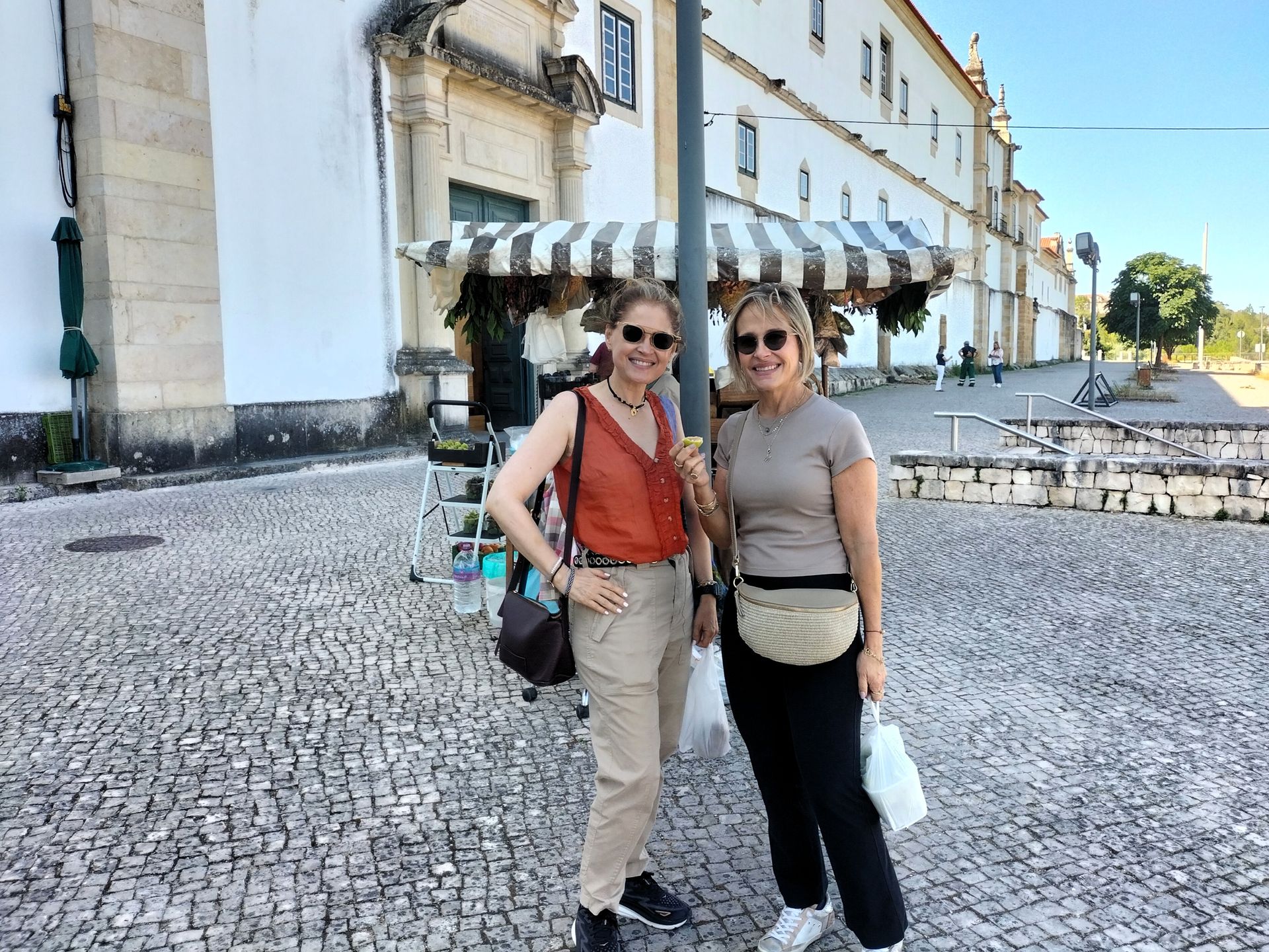 The Amity Family Tours Travelers at Tomar Knights Templar from Lisbon