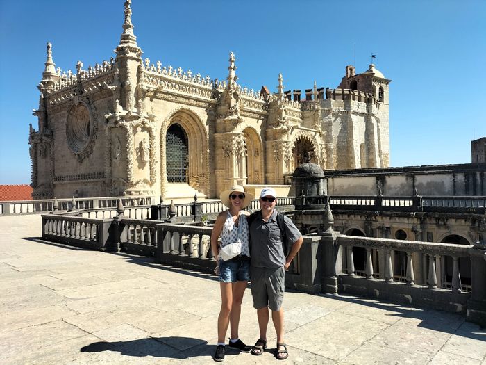 The Amity Family Tours Travelers at Tomar Knights Templar from Lisbon