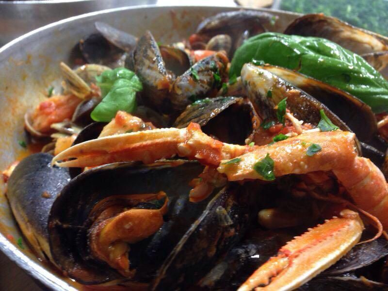 Cozze e gamberoni