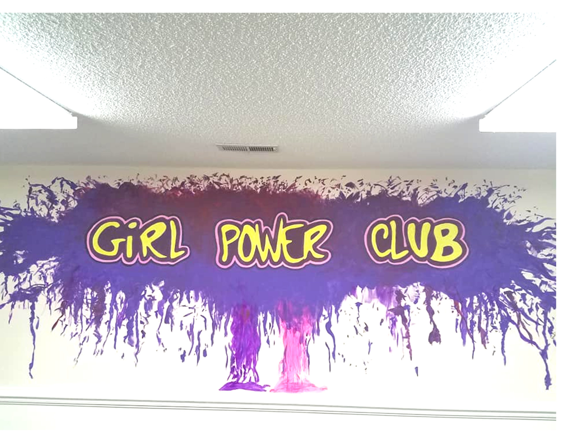 Girl Power Club Mural