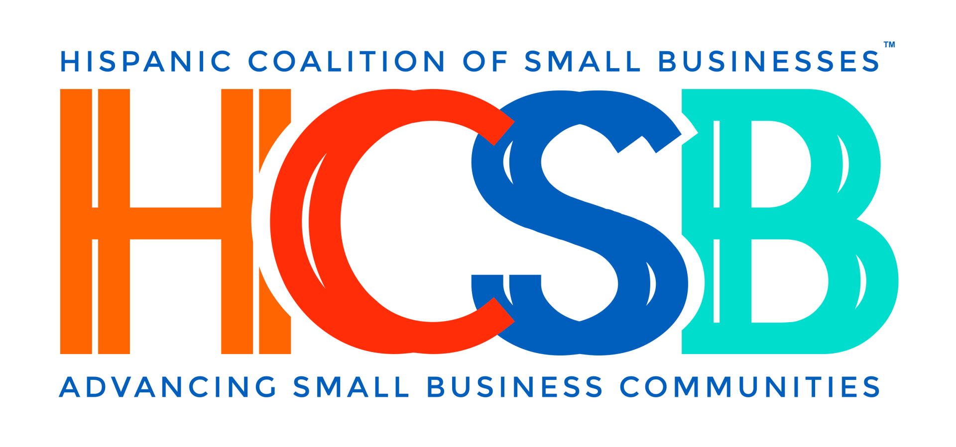 The logo for the hispanic coalition of small businesses advancing small business communities.