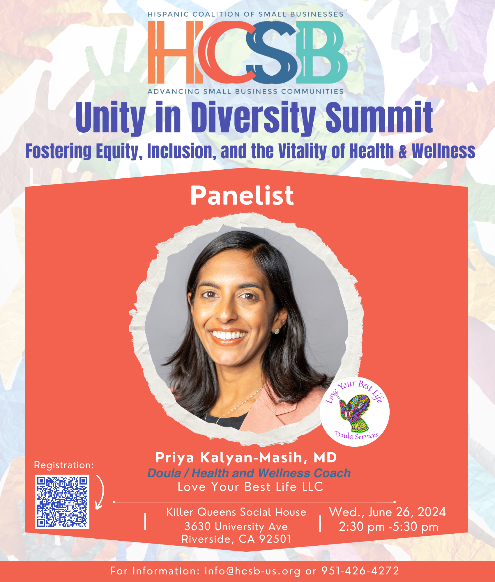 A poster for the hcsb unity in diversity summit