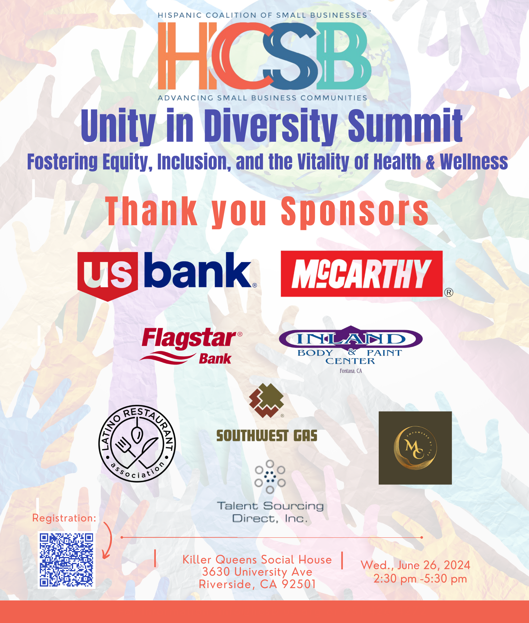 A poster for the hcsb unity in diversity summit