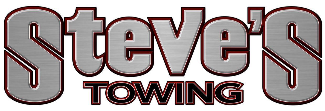 Steve 's towing logo on a white background.