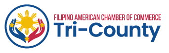 The logo for the filipino american chamber of commerce tri-county