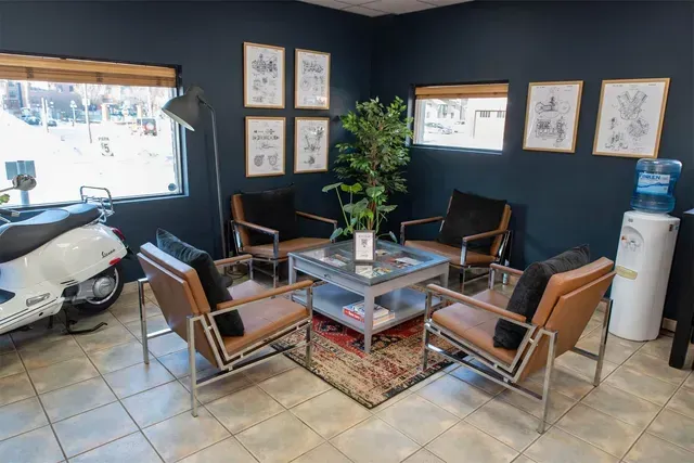 Lancer Service Waiting Area With Chairs And Decor | Lancer Service