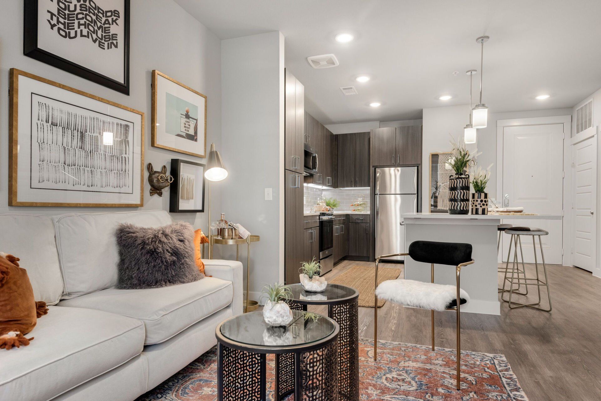 Living Room and Kitchen | Domain at Founders Parc