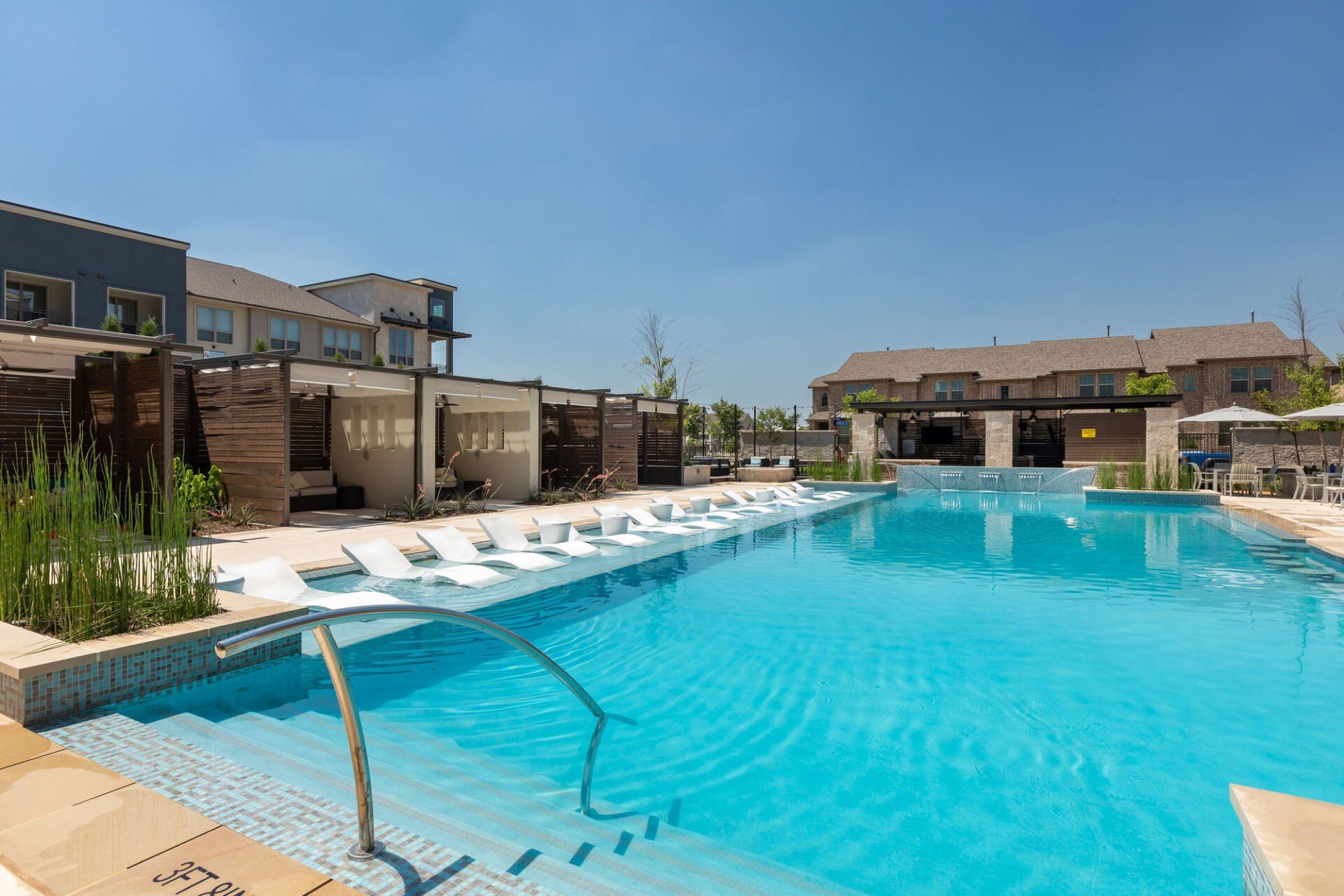 Resort-Inspired Pool with Apartment Background | Domain at Founders Parc