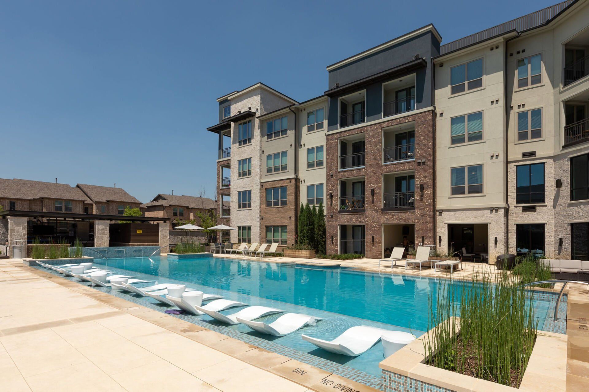 Resort-Inspired Pool w/ Cabanas & Water Feature | Domain at Founders Parc