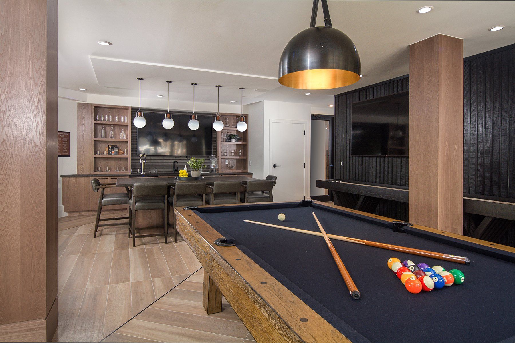 Axel Brewers Hill Pool Table in Game Room