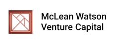Logo for McLean Watson Venture Capital: a geometric design within a square with text 