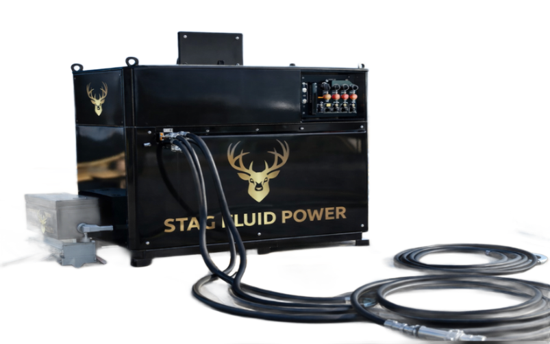 Stag Fluid Power diesel hydraulic power unit for short and long term hire in WA