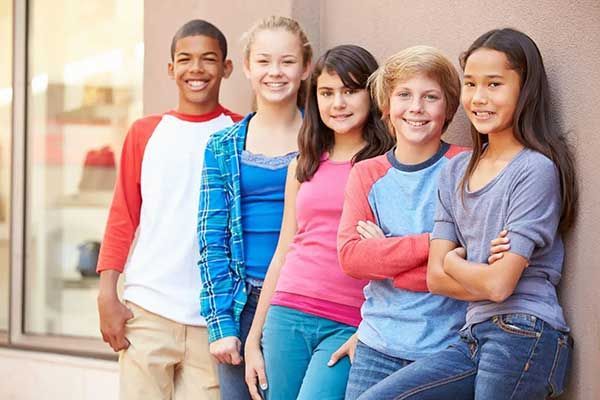 Group of Children Hanging Out