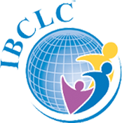 A logo for ib clc with a globe and people