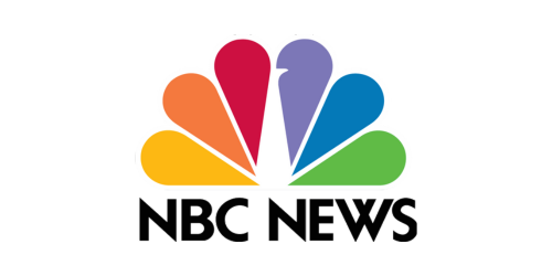 NBC News logo: multicolored peacock and black text on a white background.