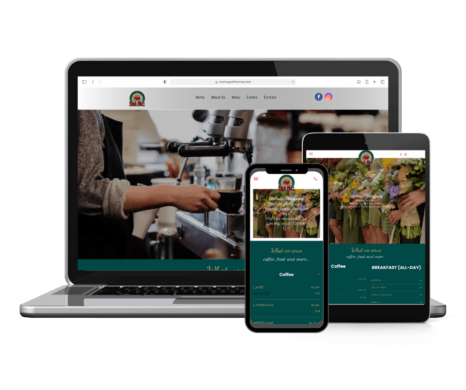 Coffee Shop Web Design