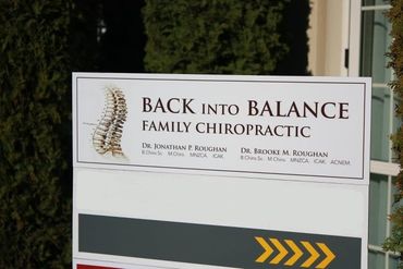 Clinic Sign -  Back Into Balance Family Chiropractic