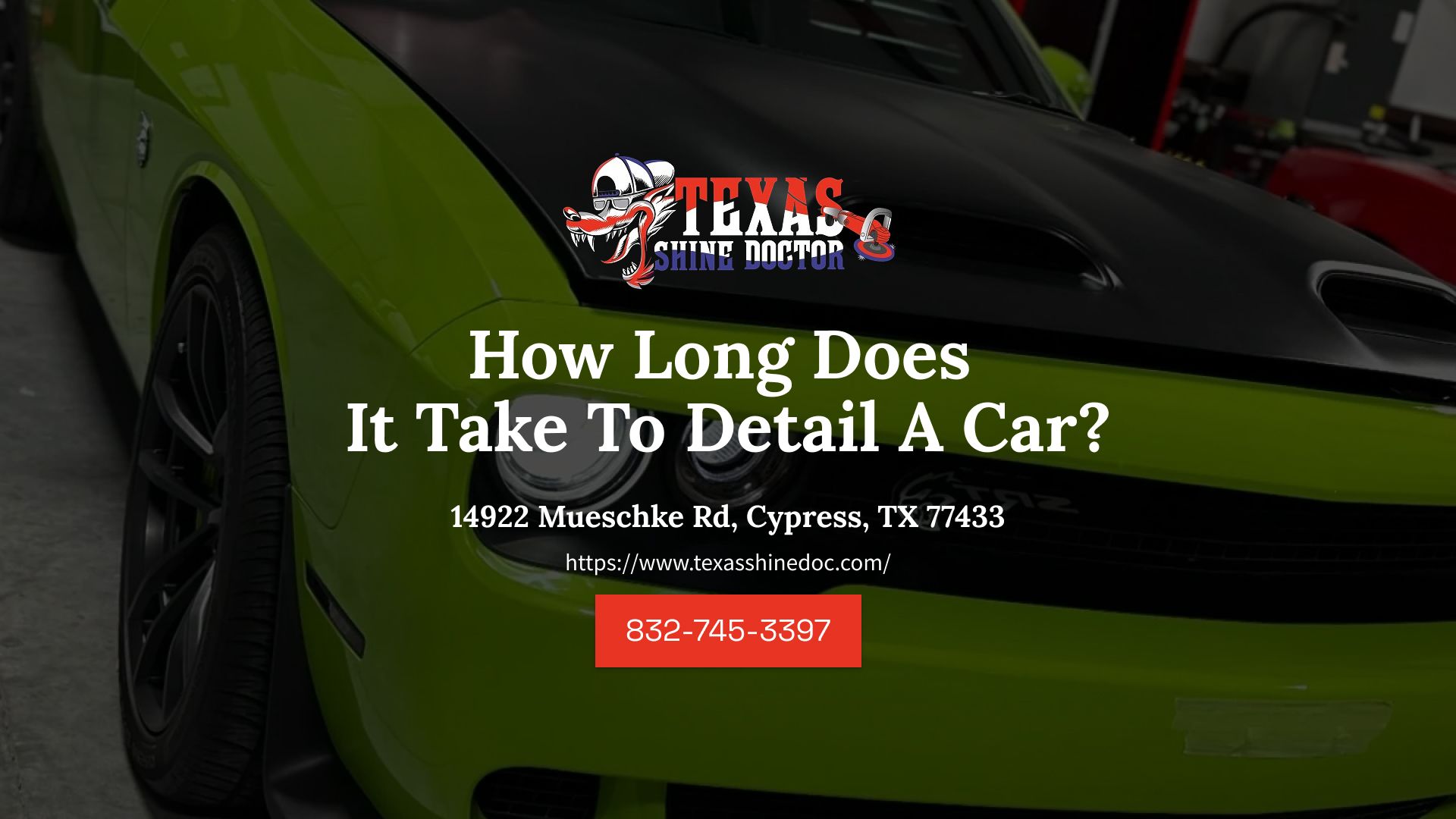 how long does it take to detail a car