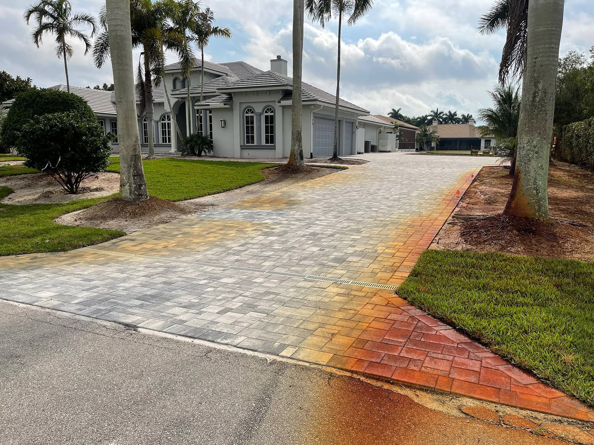 Before - Rust & Oil Stains on Driveway - Best Way to Remove