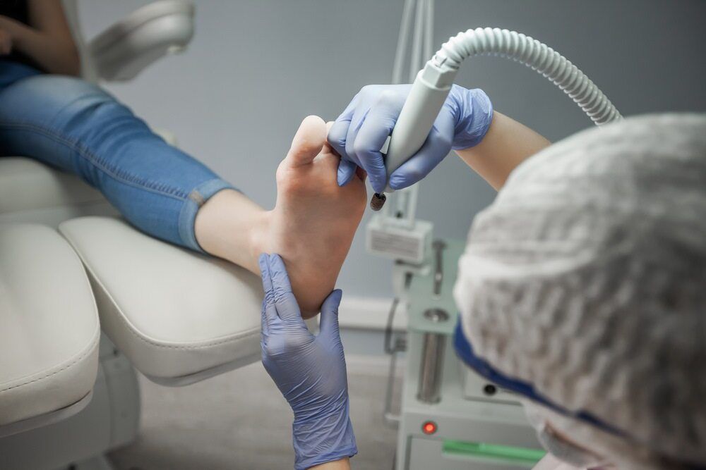 Podiatry doctor treatment of feet and nails— Dynamic Stride Podiatry in Nelson Baym, NSW