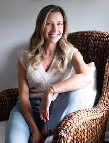 Jen Mullen, licensed therapist at Inner U Health & Wellness, photographed in a relaxed setting in Tuckahoe NY
