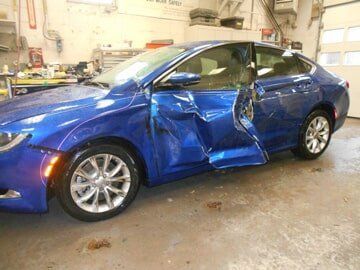 Before Repair of Car Collision Damage — Chatham, NJ — Specialized Auto Craft