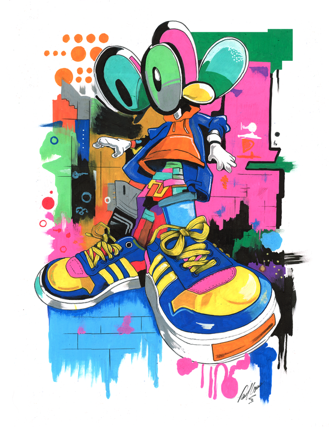 Original Street Art for Sale | Paul J. Walsh Illustration
