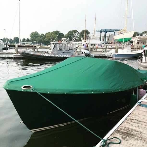 A boat with the word portland on the side of it