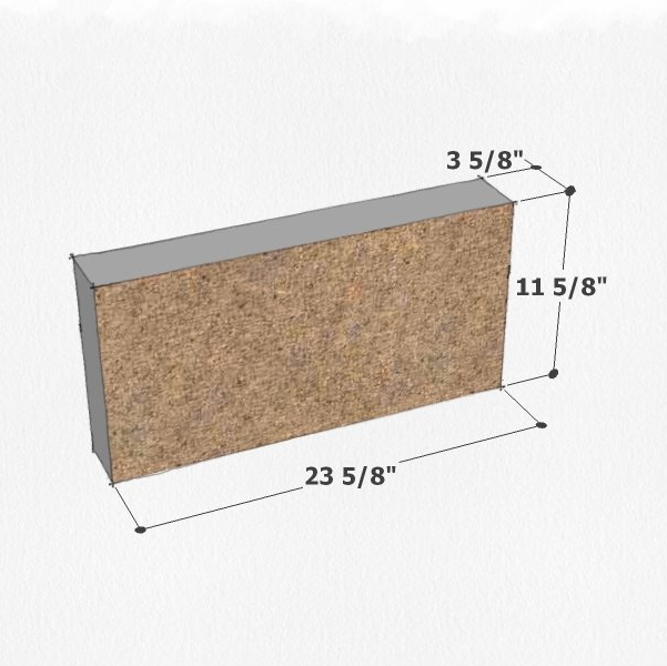 12x24 ground face concrete block