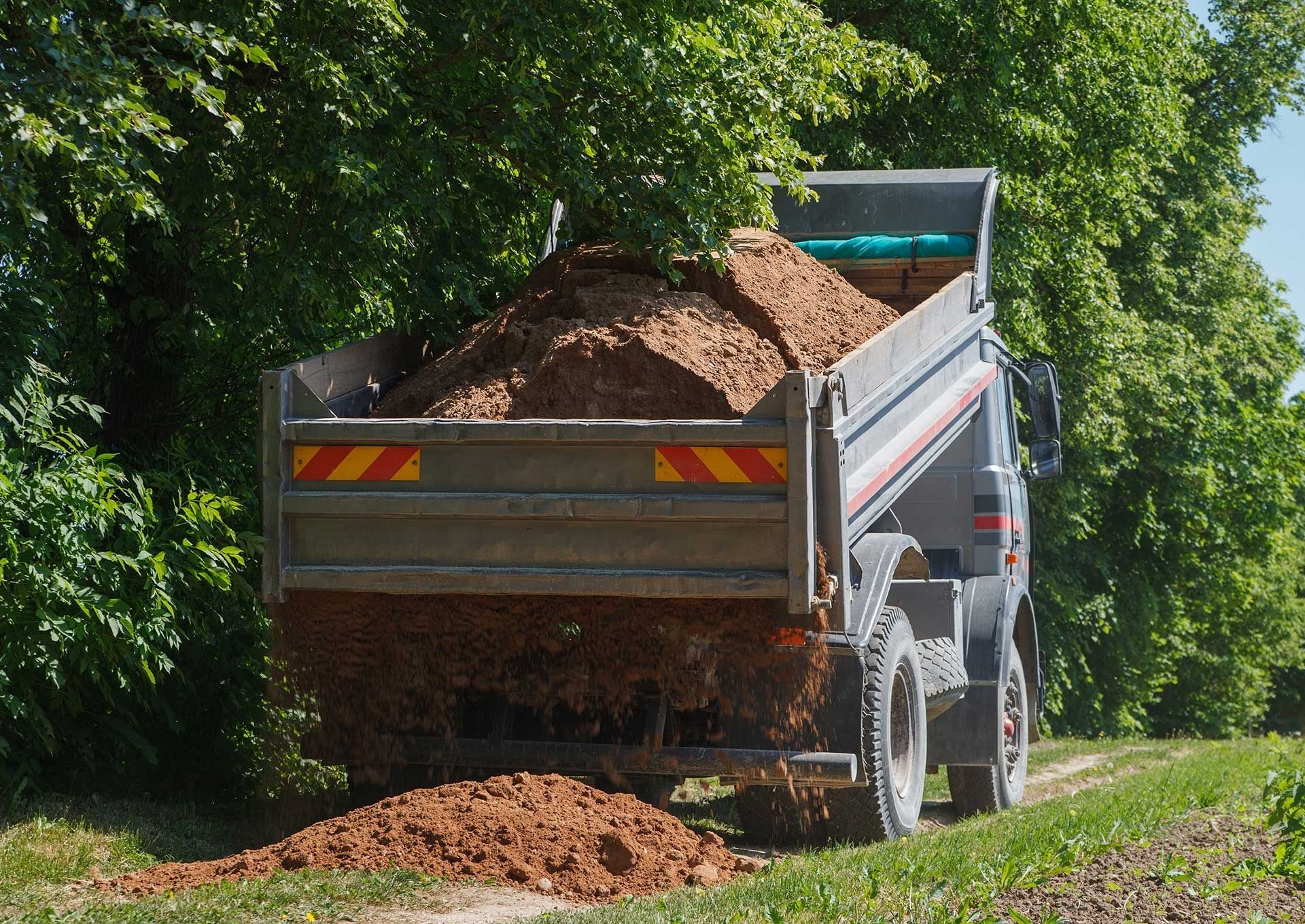 Reconstruction of soil road. 
