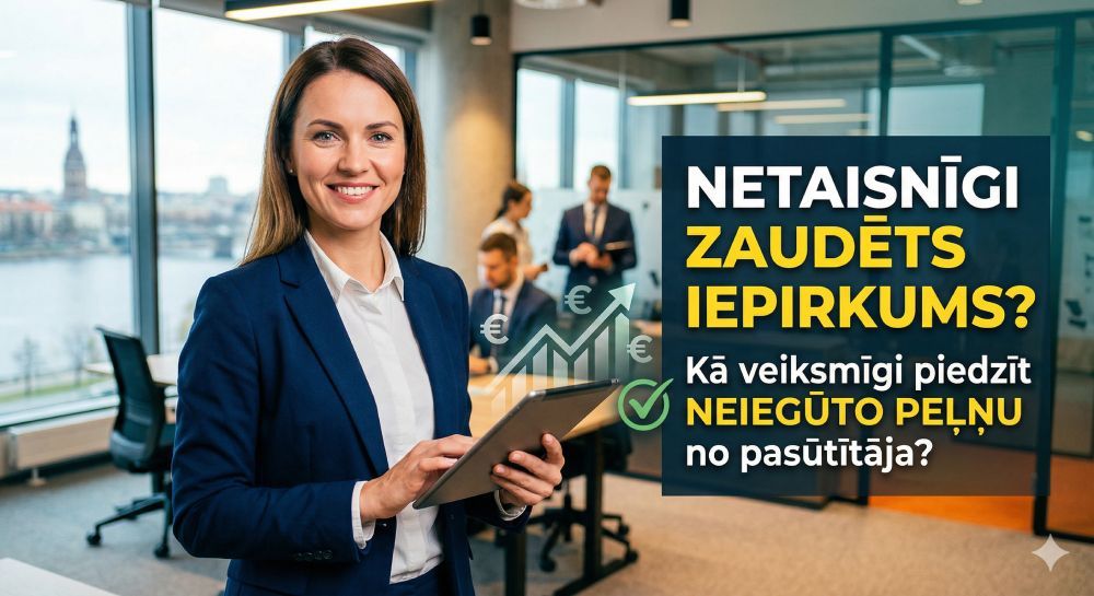 Netaisnīgi zaudēts iepirkums? Kā veiksmīgi piedzīt neiegūto peļņu no pasūtītāja