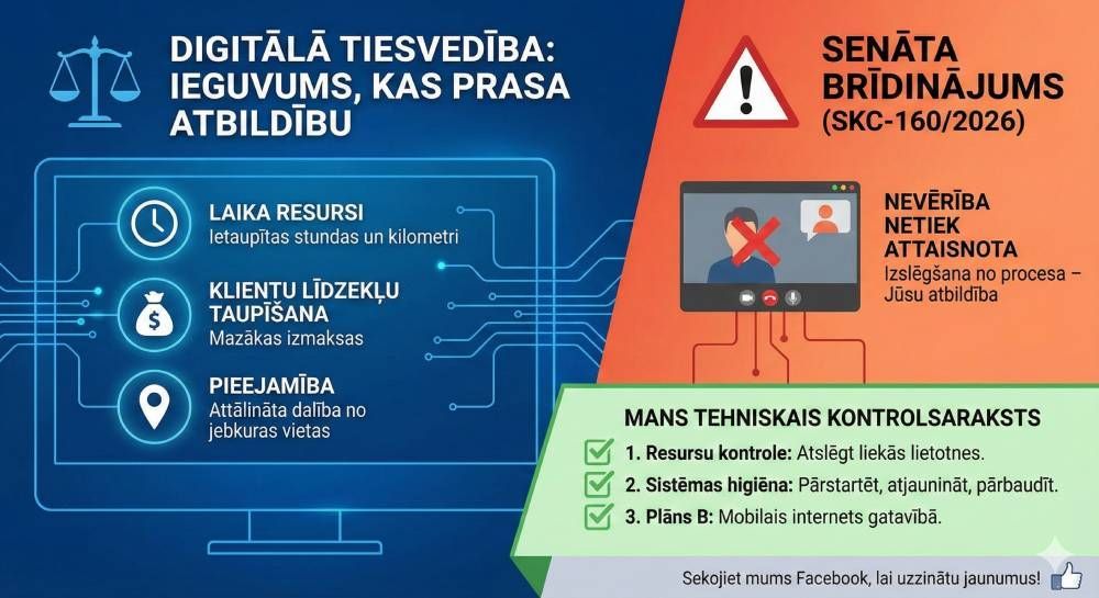 Digitālā tiesvedība: Ieguvums, kas prasa atbildību