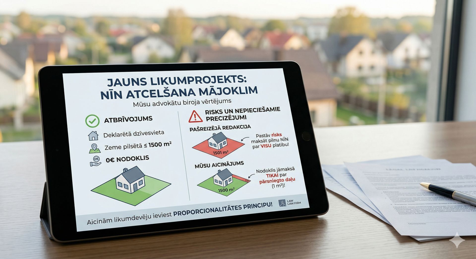Lieliskas ziņas: Plāno atcelt NĪN mājoklim! Mūsu advokātu biroja vērtējums un aicinājums likumdevējam