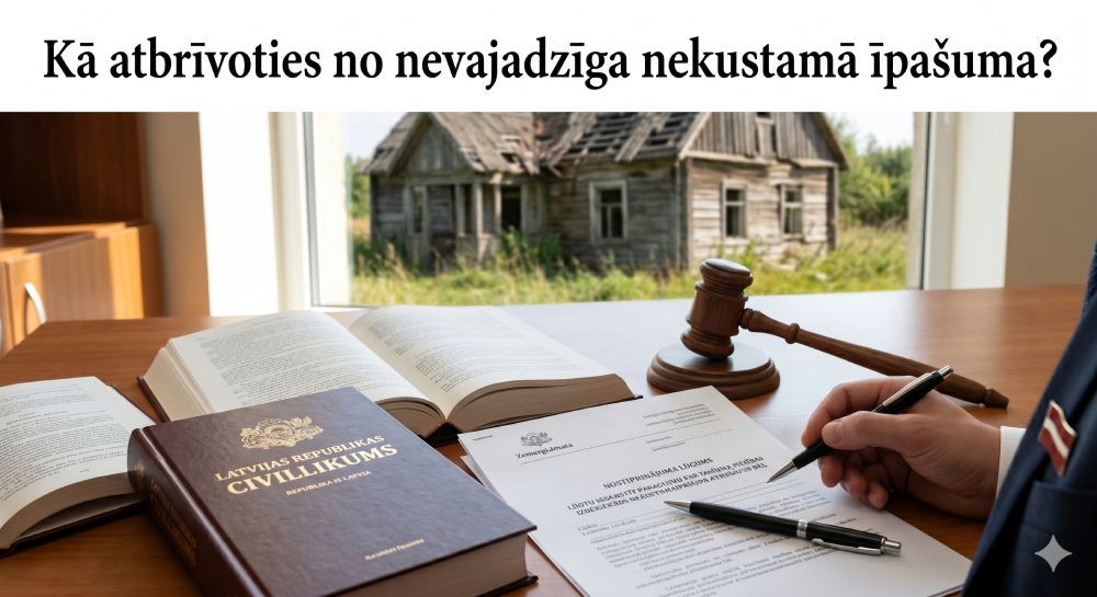 Kā atbrīvoties no nevajadzīga nekustamā īpašuma