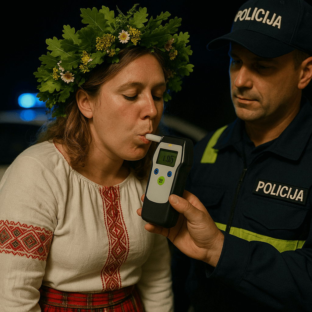 Braukšana reibumā Līgo svētkos