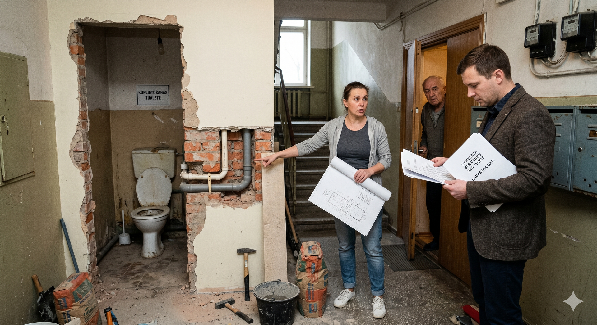 Kad strīds par tualeti nonāk Augstākajā tiesā