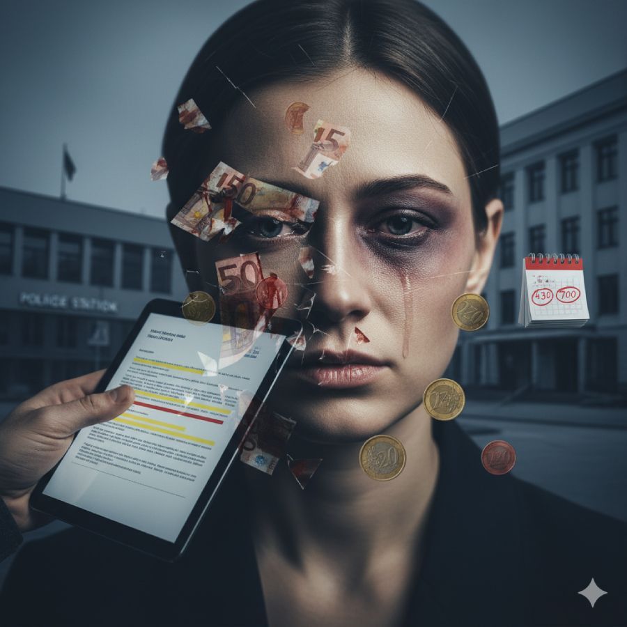 Cik izmaksā sievas sišana, vai draudi kādu nogalināt