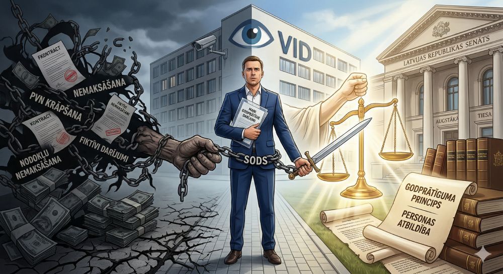 Vai VID drīkst sodīt godprātīgu uzņēmēju par partneru grēkiem? Jaunākās Senāta atziņas